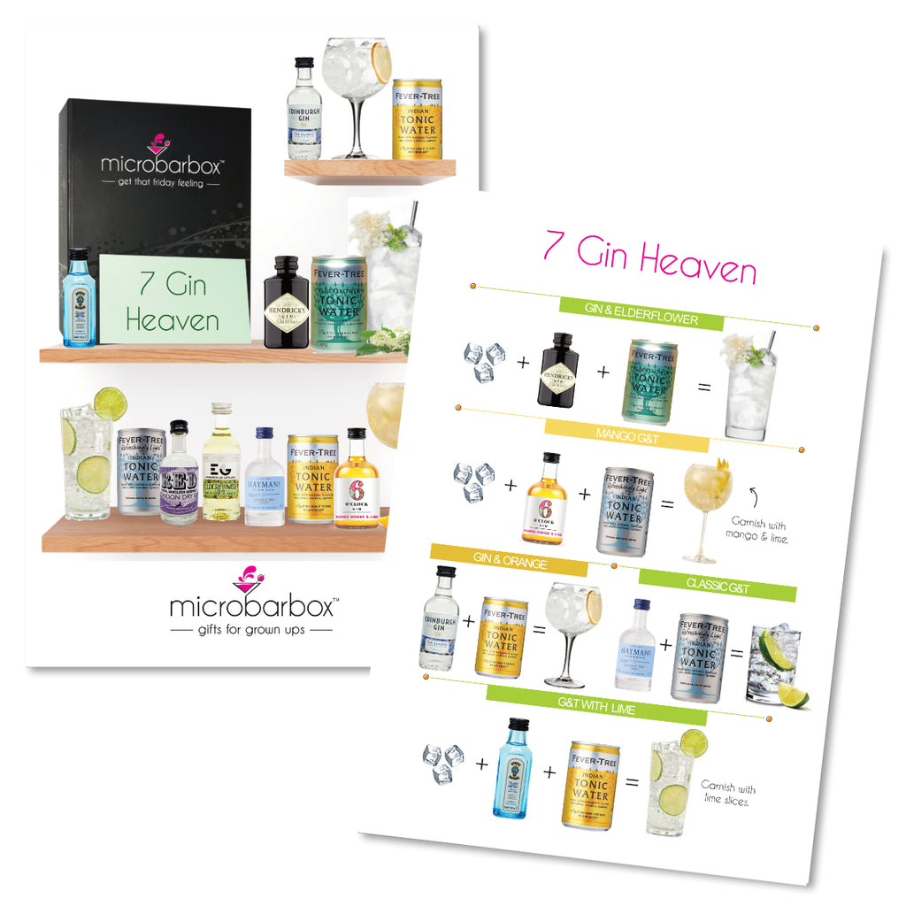 7 Gin Heaven Gift Set Cocktail Gift Set
