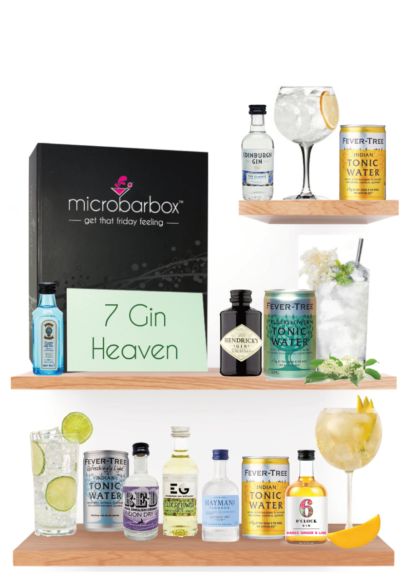 7 Gin Heaven Gift Set Cocktail Gift Set