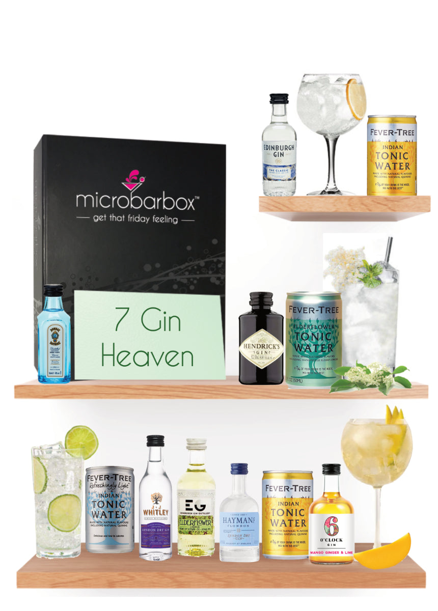 7 Gin Heaven Gift Set Cocktail Gift Set