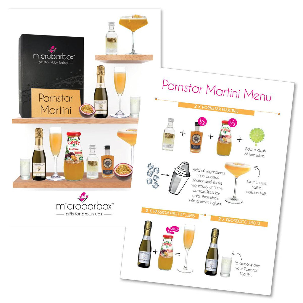 Pornstar Martini Gift Set Cocktail Gift Set