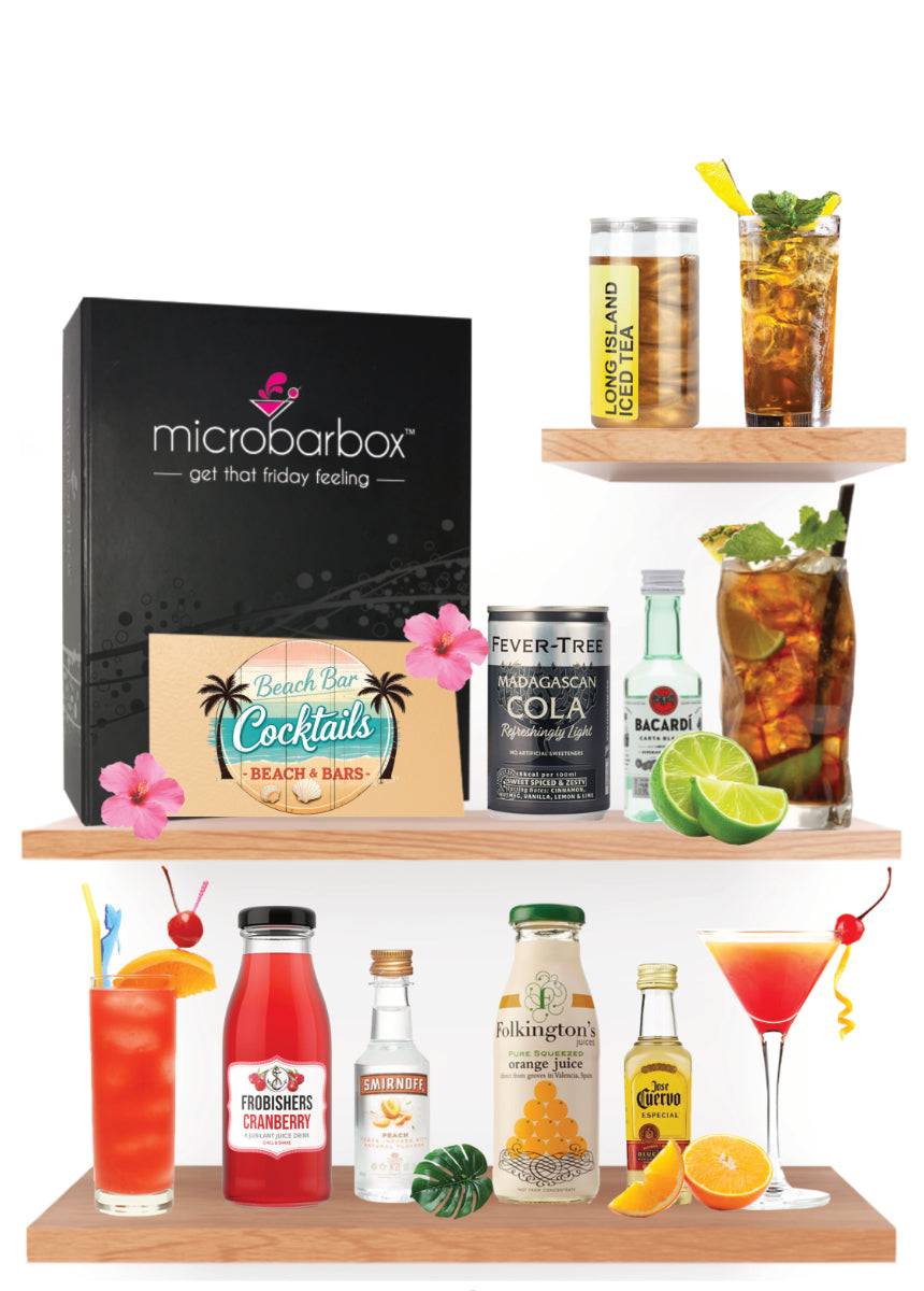 Beach Bar Cocktails Gift Set Liquor & Spirits