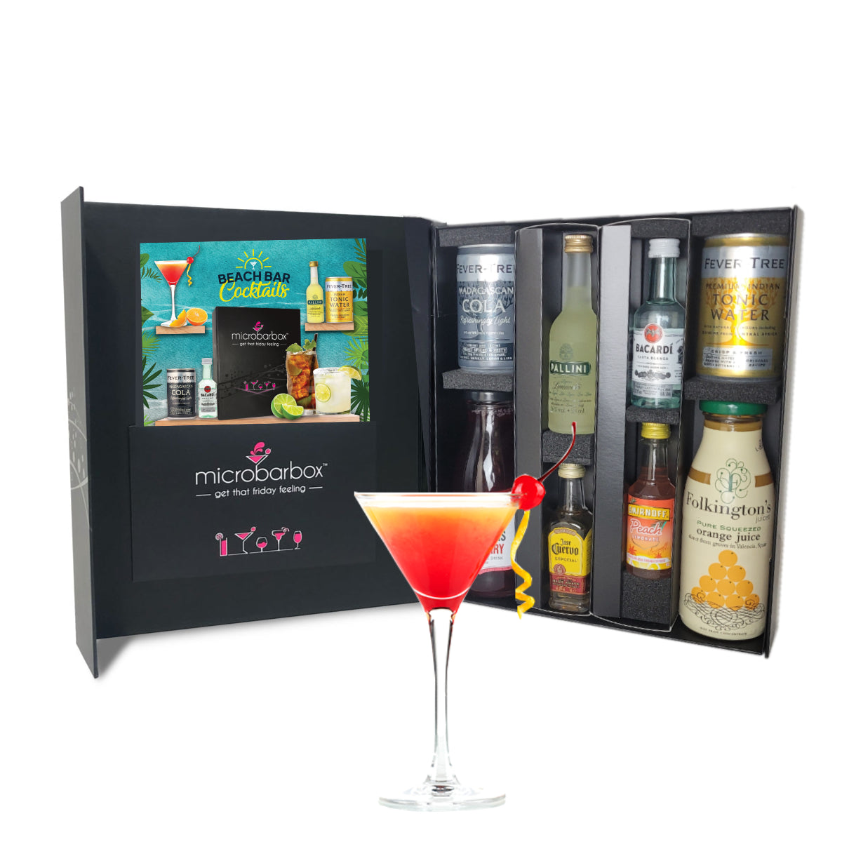 Beach Bar Cocktails Gift Set Liquor & Spirits