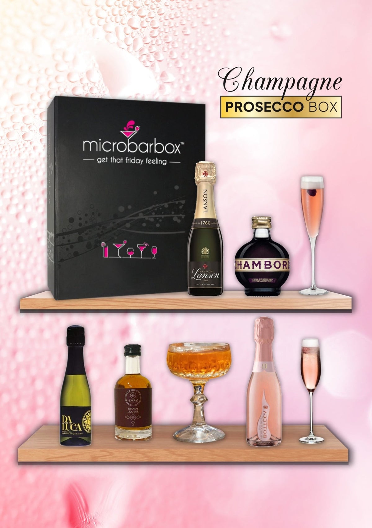 Champagne and Prosecco Gift Set Wine Gift Set