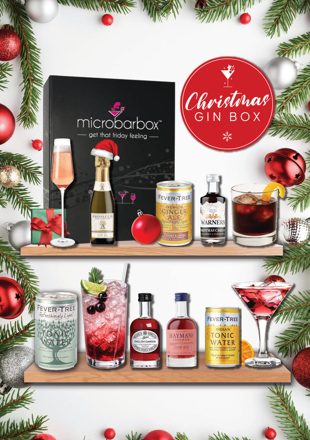 Christmas Gin Gift Set Cocktail Gift Set