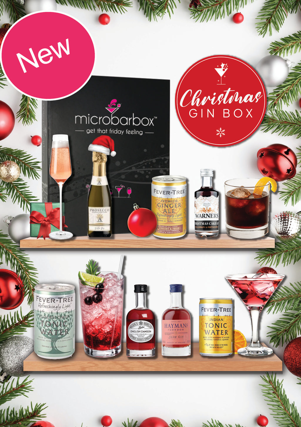 Christmas Gin Gift Set Cocktail Gift Set