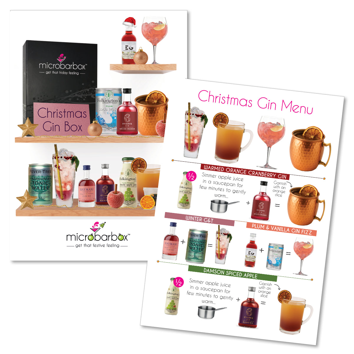 Christmas Gin Gift Set Cocktail Gift Set