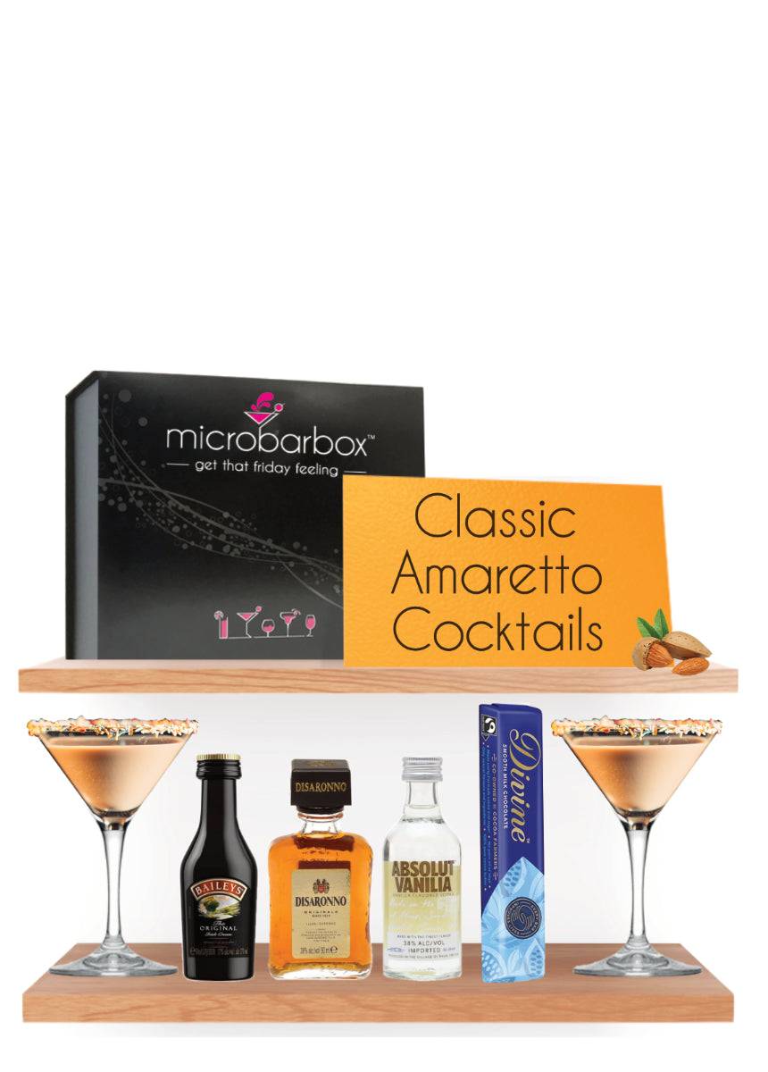 Classic Amaretto Cocktails Gift Set Liquor & Spirits