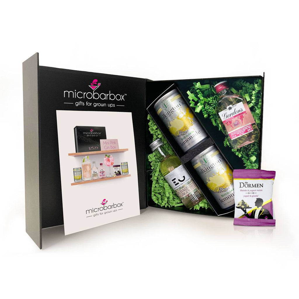 Classic Pink Gin Gift Set with Lemonade Cocktail Gift Set