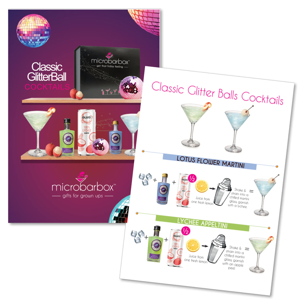 Classic Glitter Ball Cocktails Gift Set Cocktail Gift Set