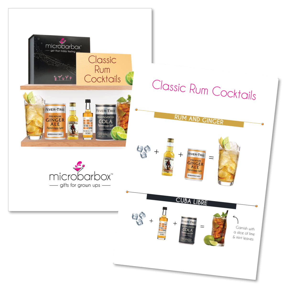 Classic Rum Cocktail Gift Set Cocktail Gift Set