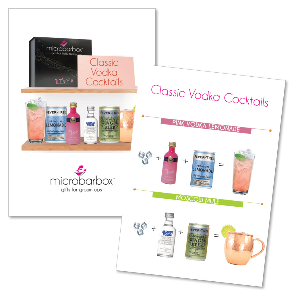 Classic Vodka Cocktails Gift Set Liquor & Spirits
