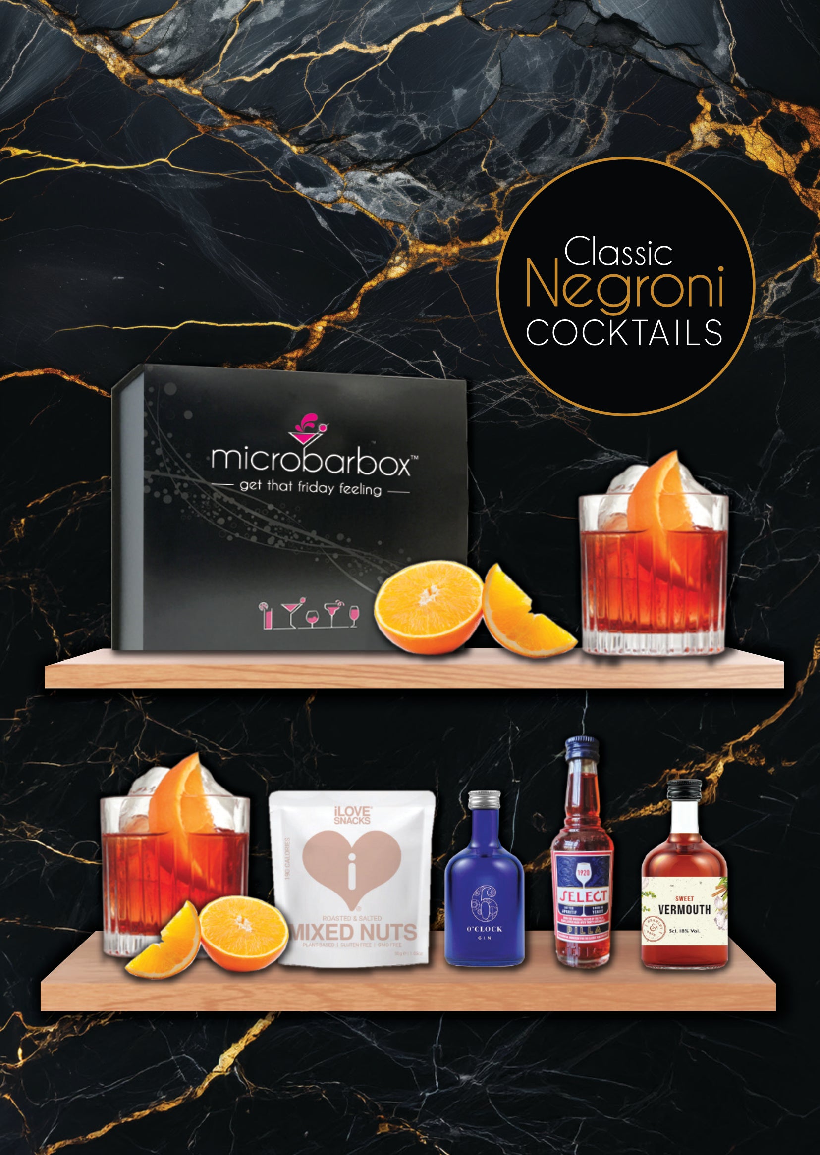 Classic Negroni Cocktail Gift Set – MicroBarBox