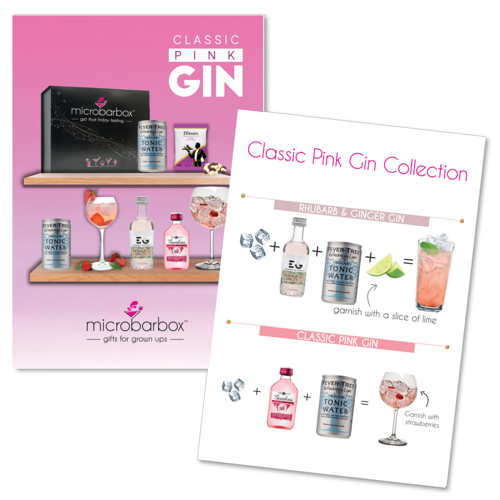Classic Pink Gin Gift Set with Tonic