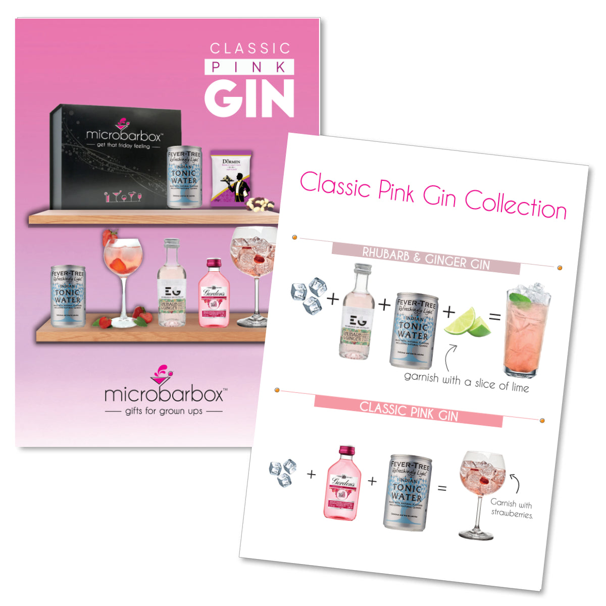 Classic Pink Gin Gift Set with Tonic