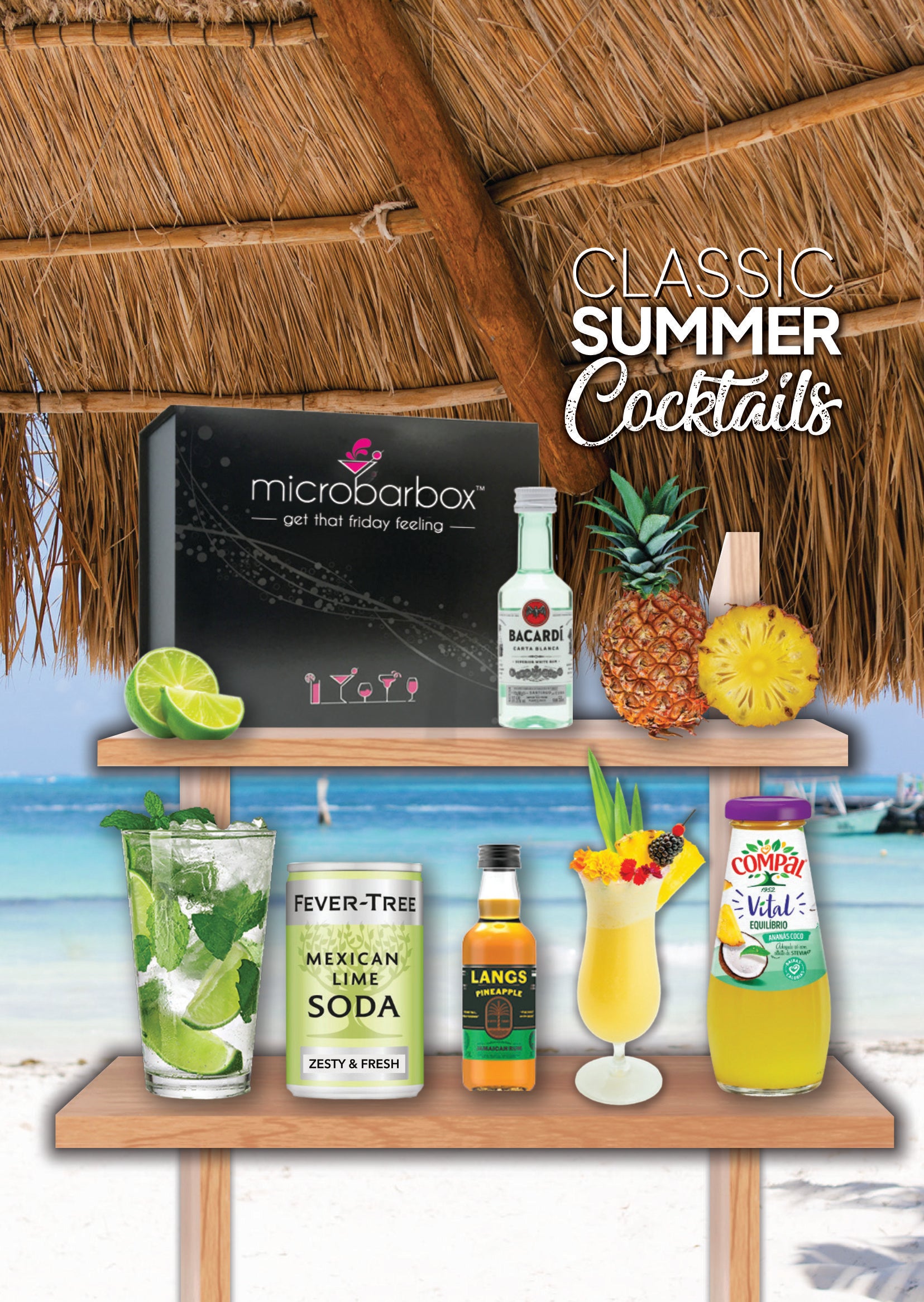 Classic Summer Cocktails Gift Set