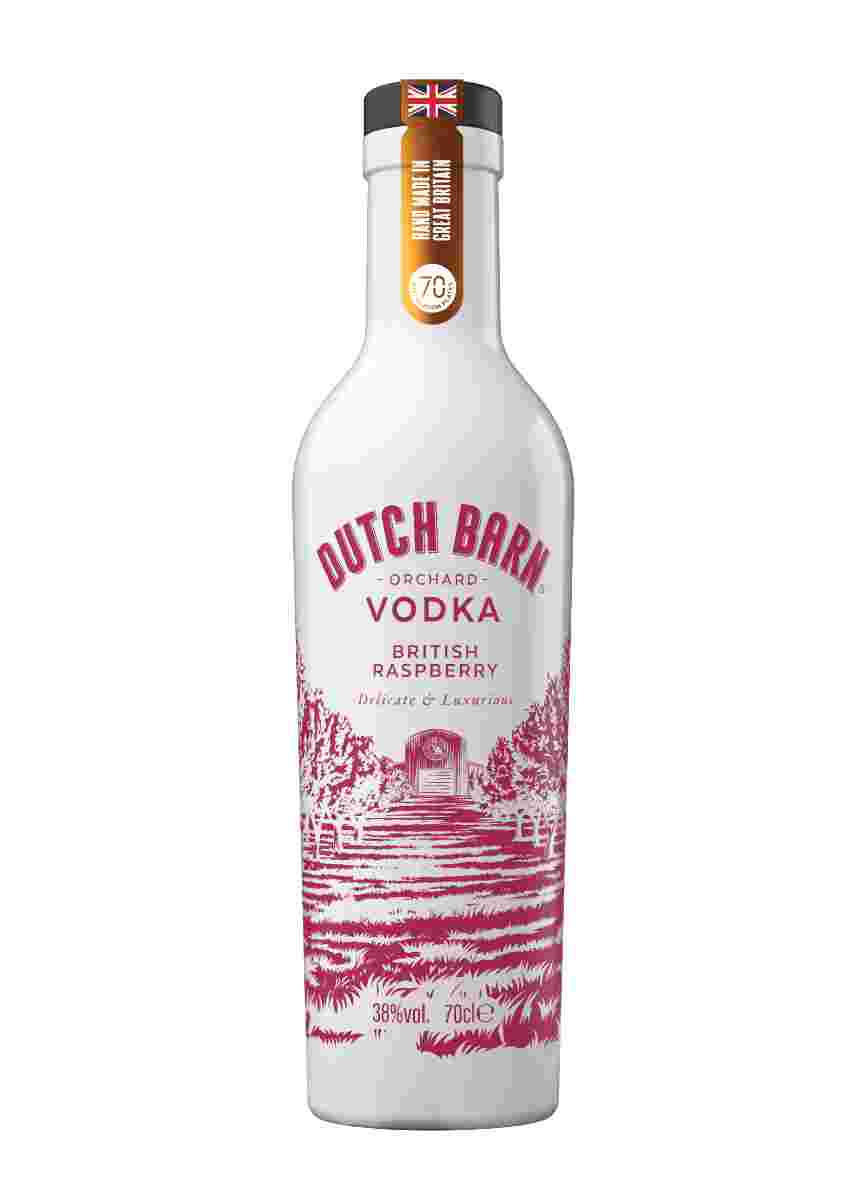 Dutch Barn British Raspberry Vodka 70cl Liquor & Spirits