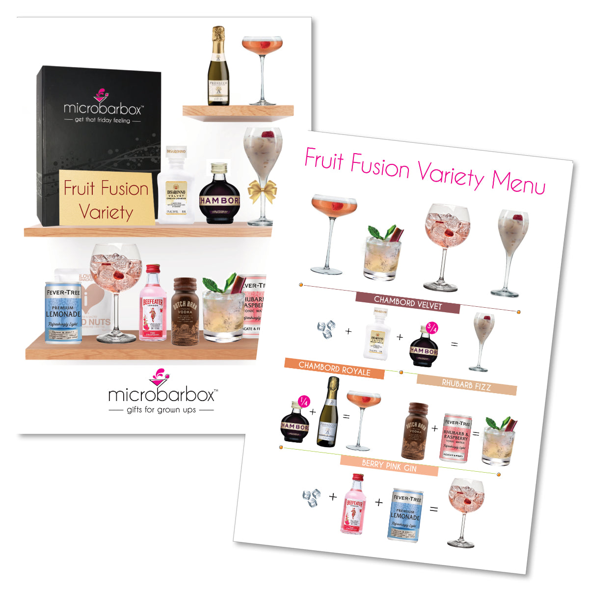 Fruit Fusion Variety Cocktail Gift Set