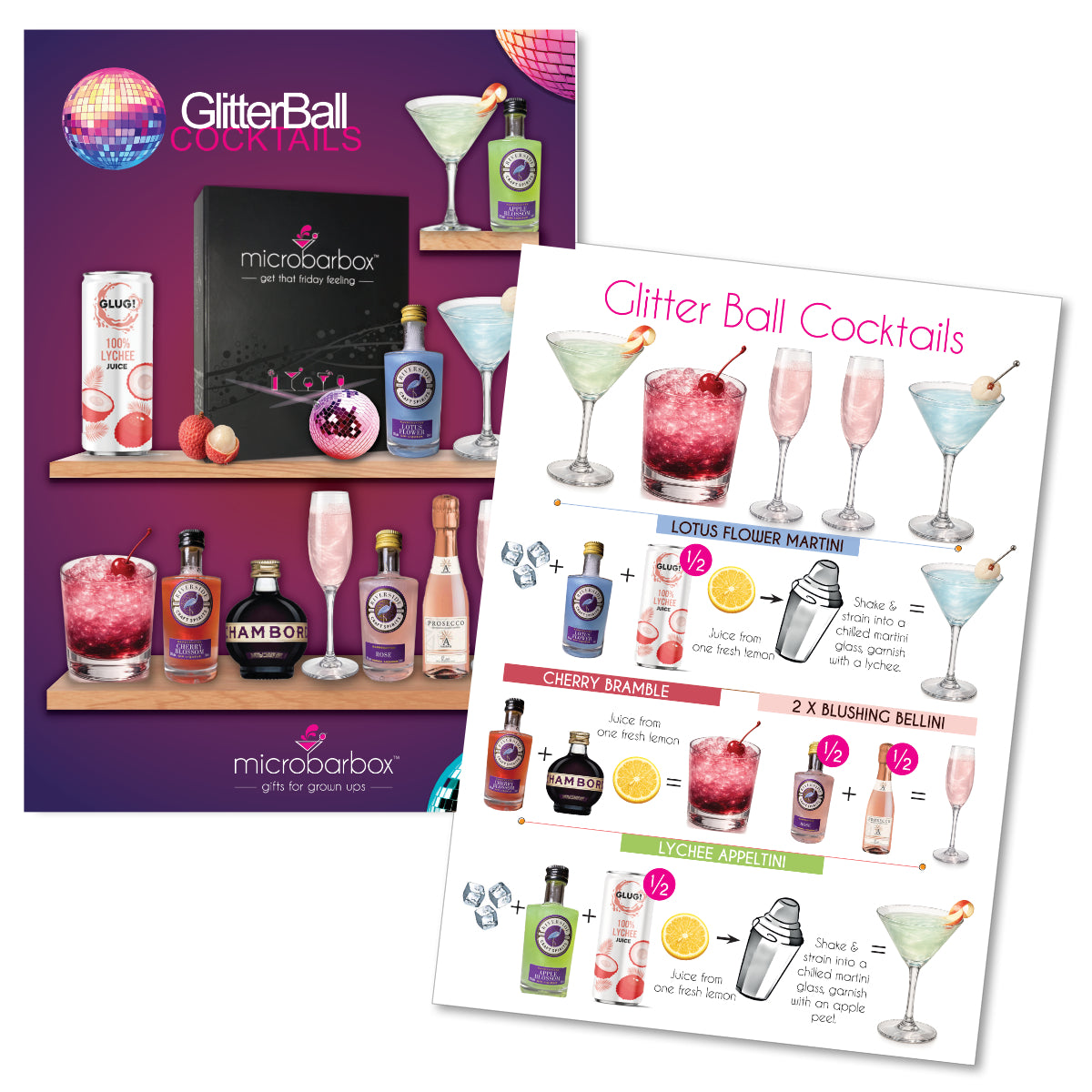 Glitter Ball Cocktails Gift Set Cocktail Gift Set