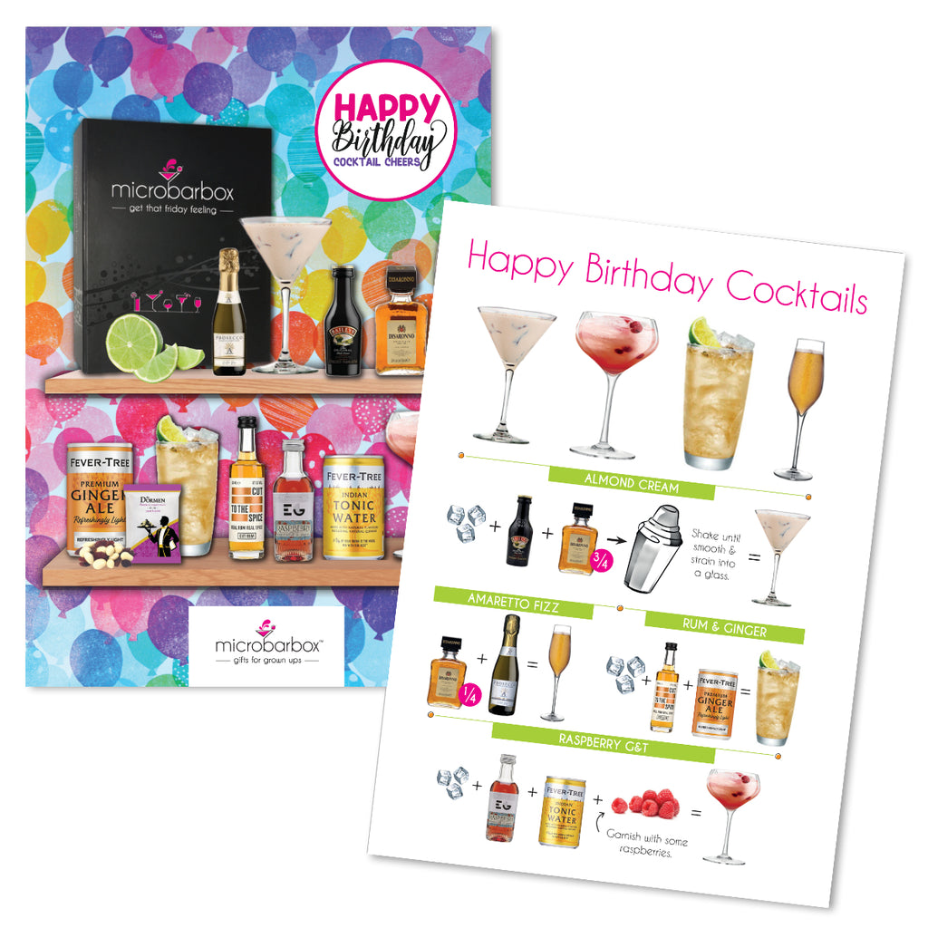 Happy Birthday Cocktail Cheers Gift Set Cocktail Gift Set