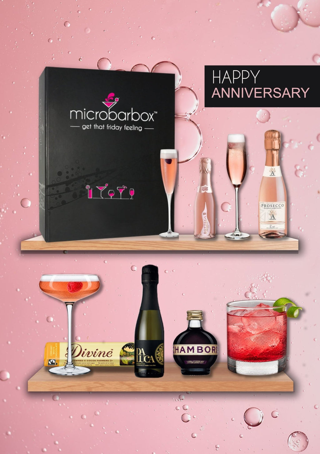 Anniversary Pink Prosecco Gift Set Wine Gift Set