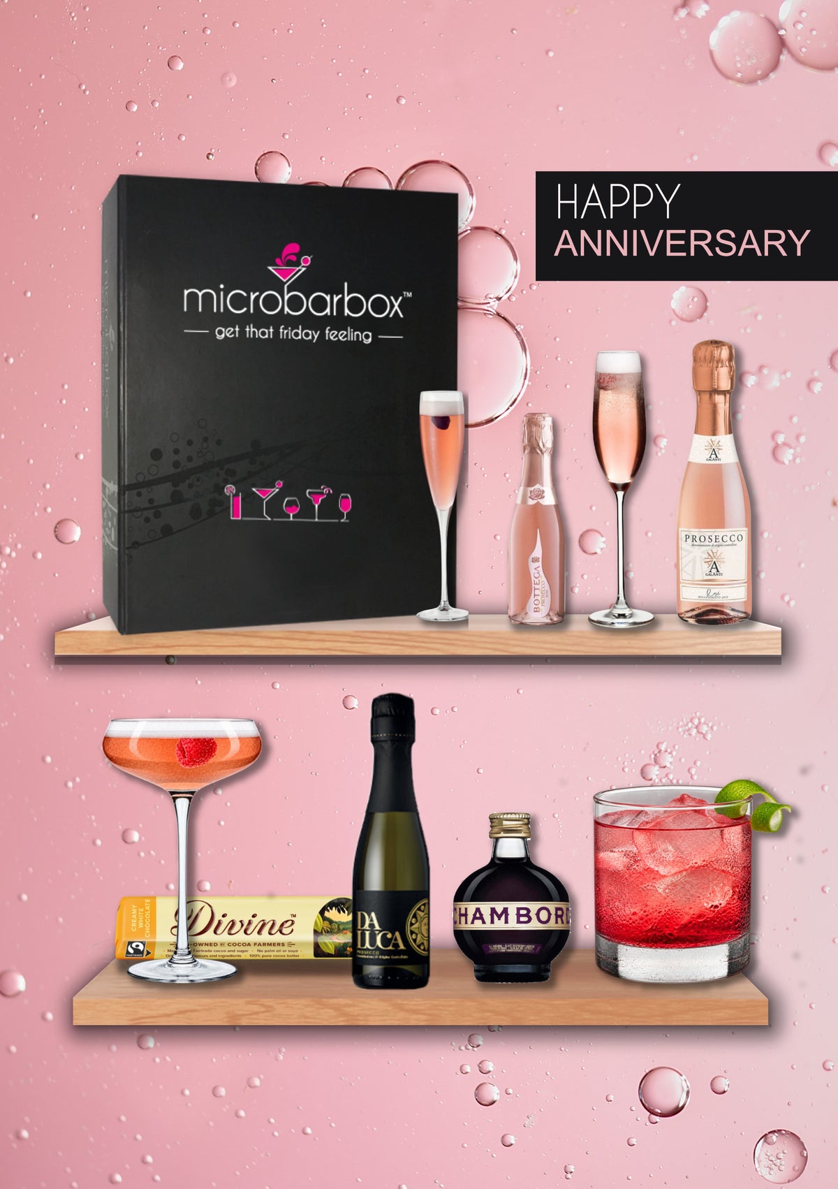 Anniversary Pink Prosecco Gift Set