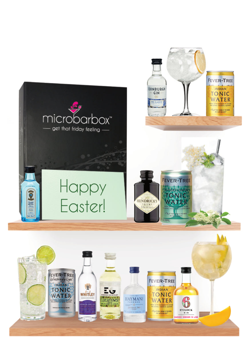 Happy Easter 7 Gin Heaven Gift Set Liquor & Spirits