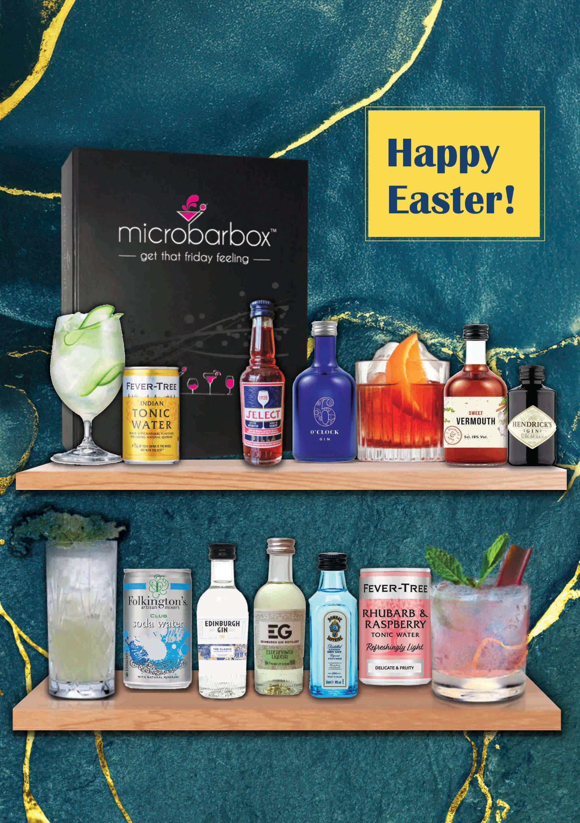 Happy Easter Gin Cocktail Gift Set