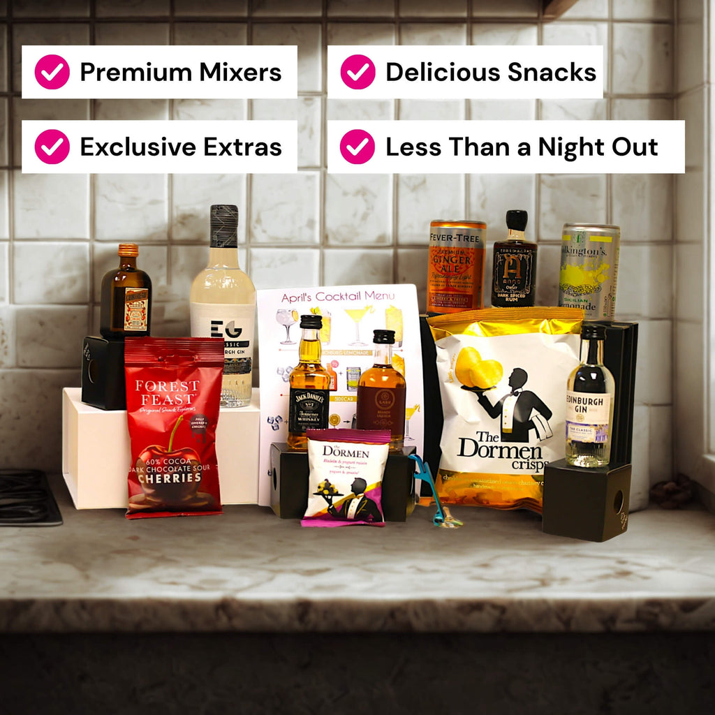 Monthly Cocktail Mixology Subscription Box Cocktail Gift Set