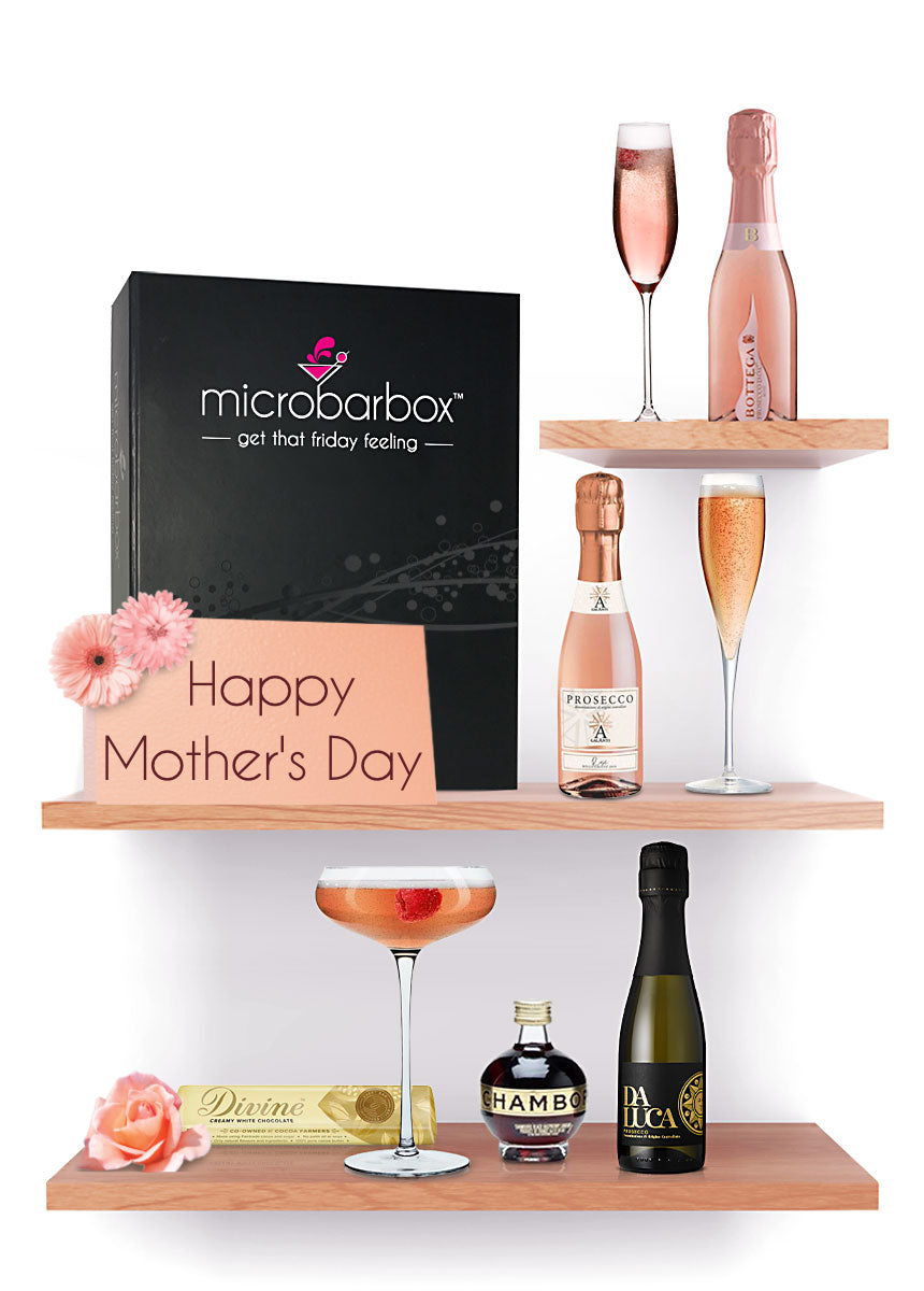 Mother's Day Pink Prosecco Gift Set Cocktail Gift Set