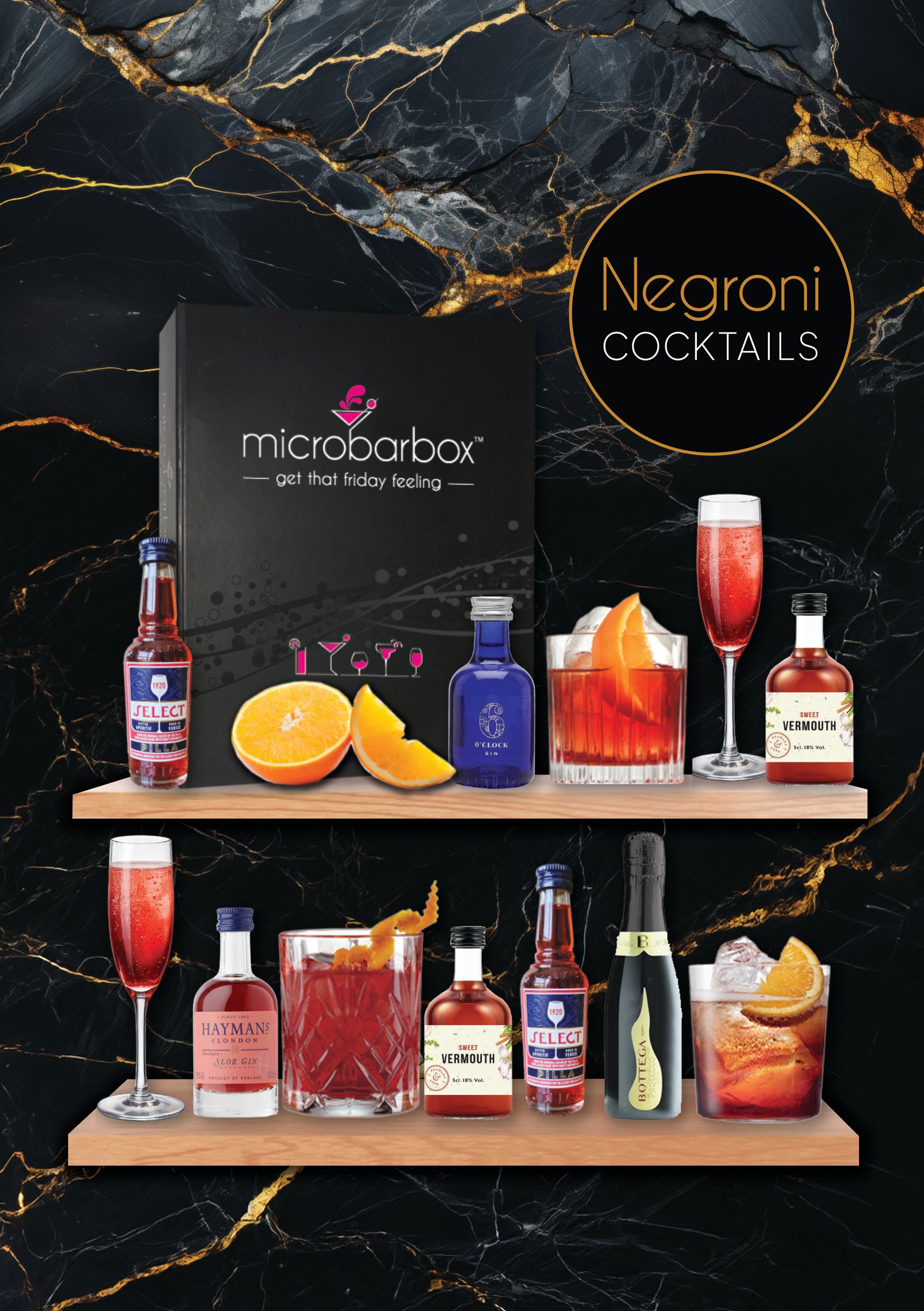 Negroni Cocktail Gift Set