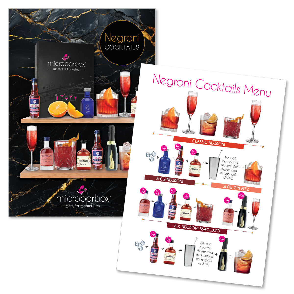 Negroni Cocktail Gift Set
