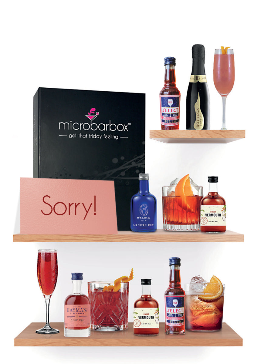 Sorry Negroni Cocktail Gift Set Cocktail Gift Set