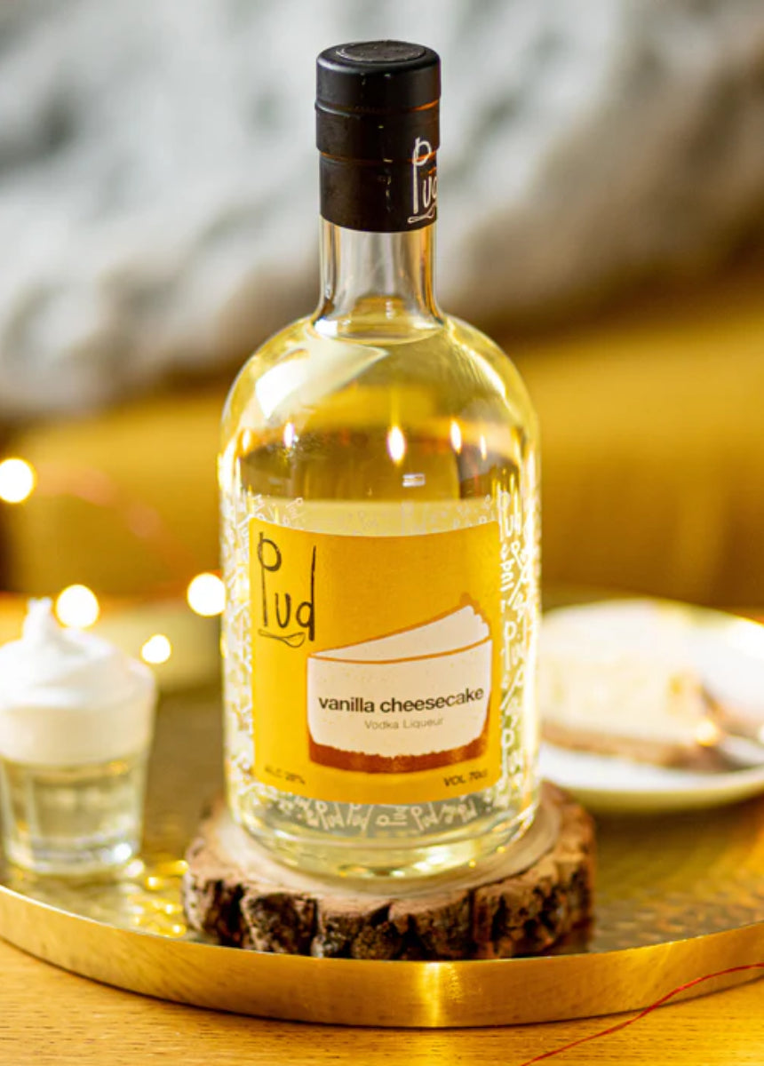 Pud Vanilla Cheesecake Vodka Liqueur (20cl) Liquor & Spirits