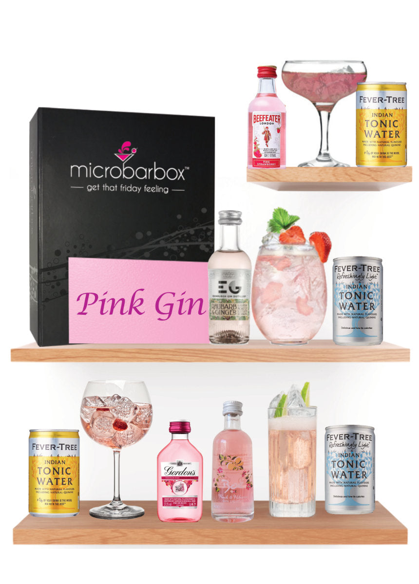 Pink Gin Gift Set with Tonic Cocktail Gift Set