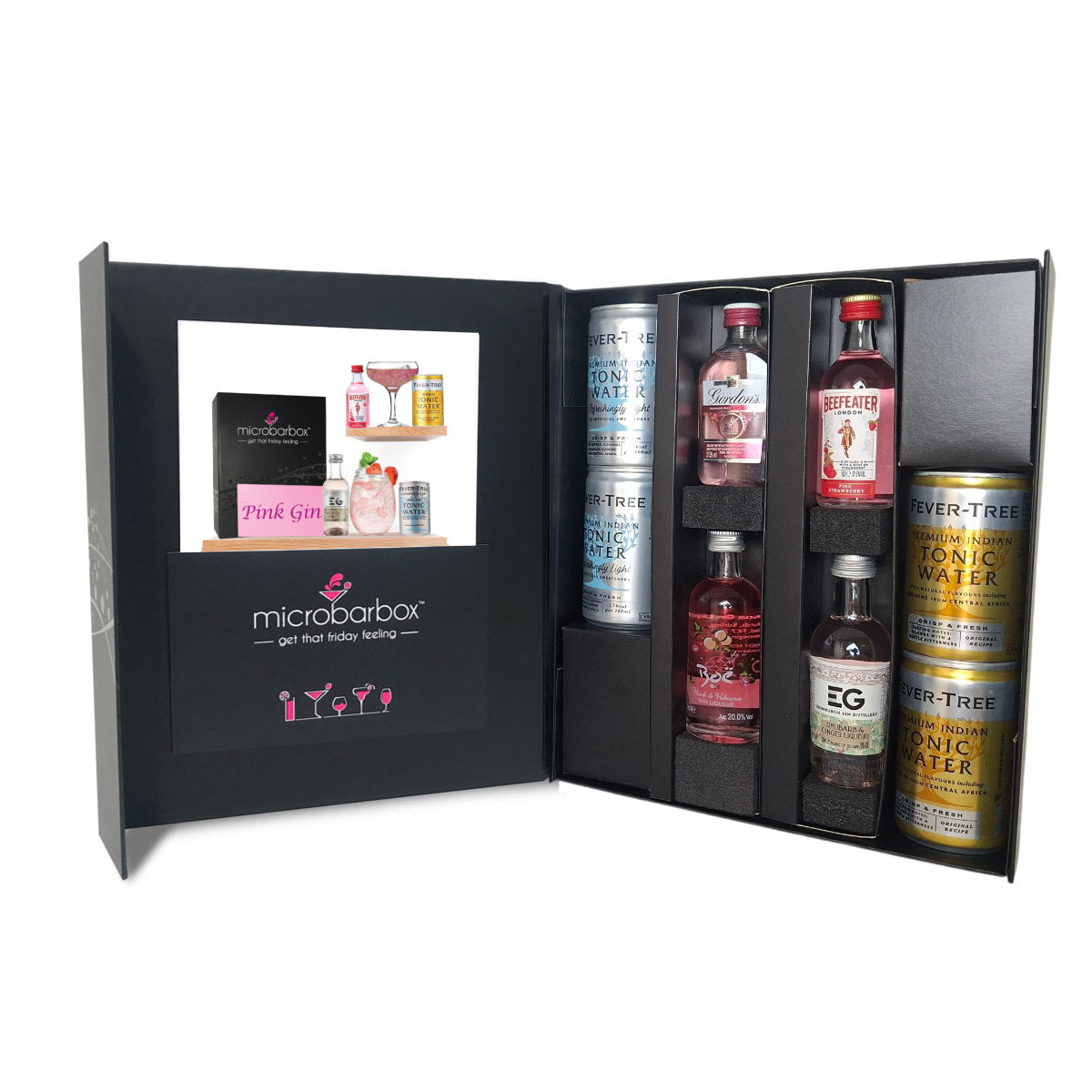 Pink Gin Gift Set with Tonic Cocktail Gift Set