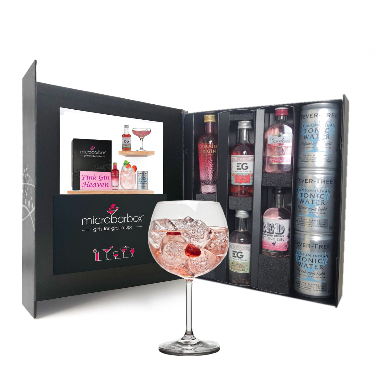 Pink Gin Heaven Gift Set with Tonic Cocktail Gift Set