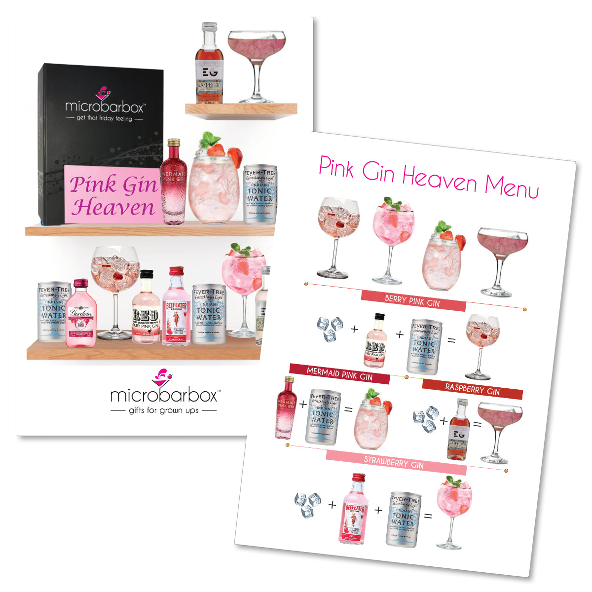 I Love You Pink Gin Heaven Gift Set
