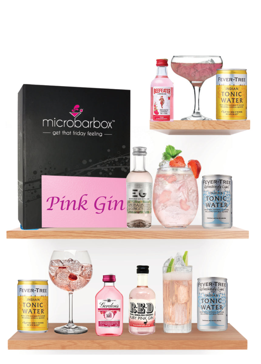 Pink Gin Gift Set with Tonic