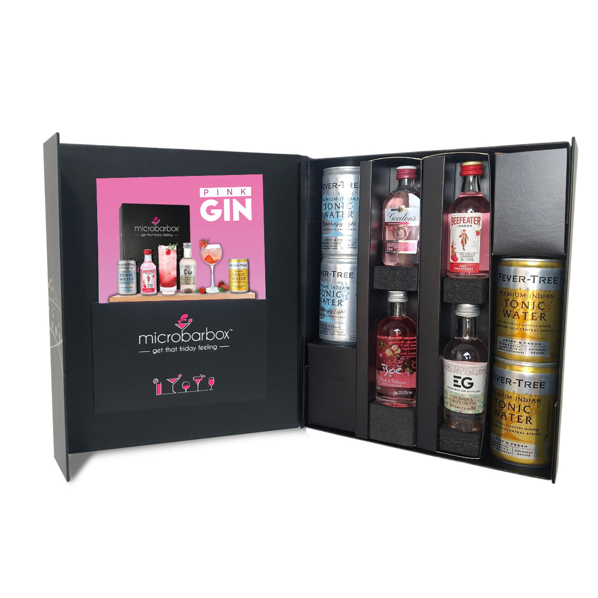 Pink Gin Gift Set with Tonic Cocktail Gift Set
