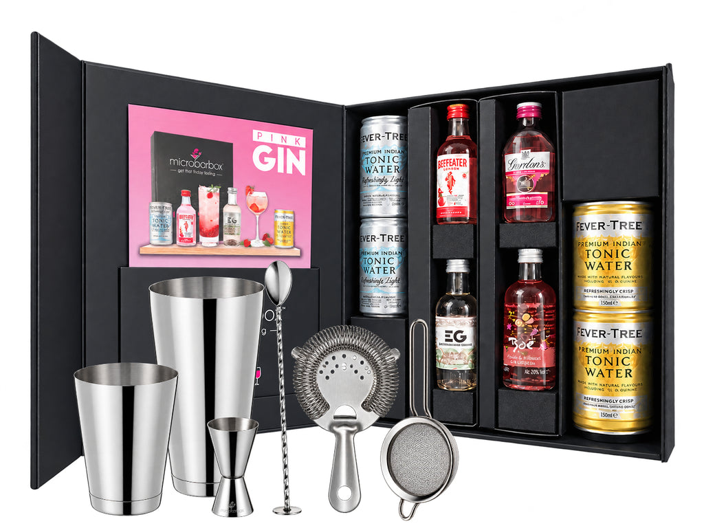 Pink Gin Gift Set with Tonic
