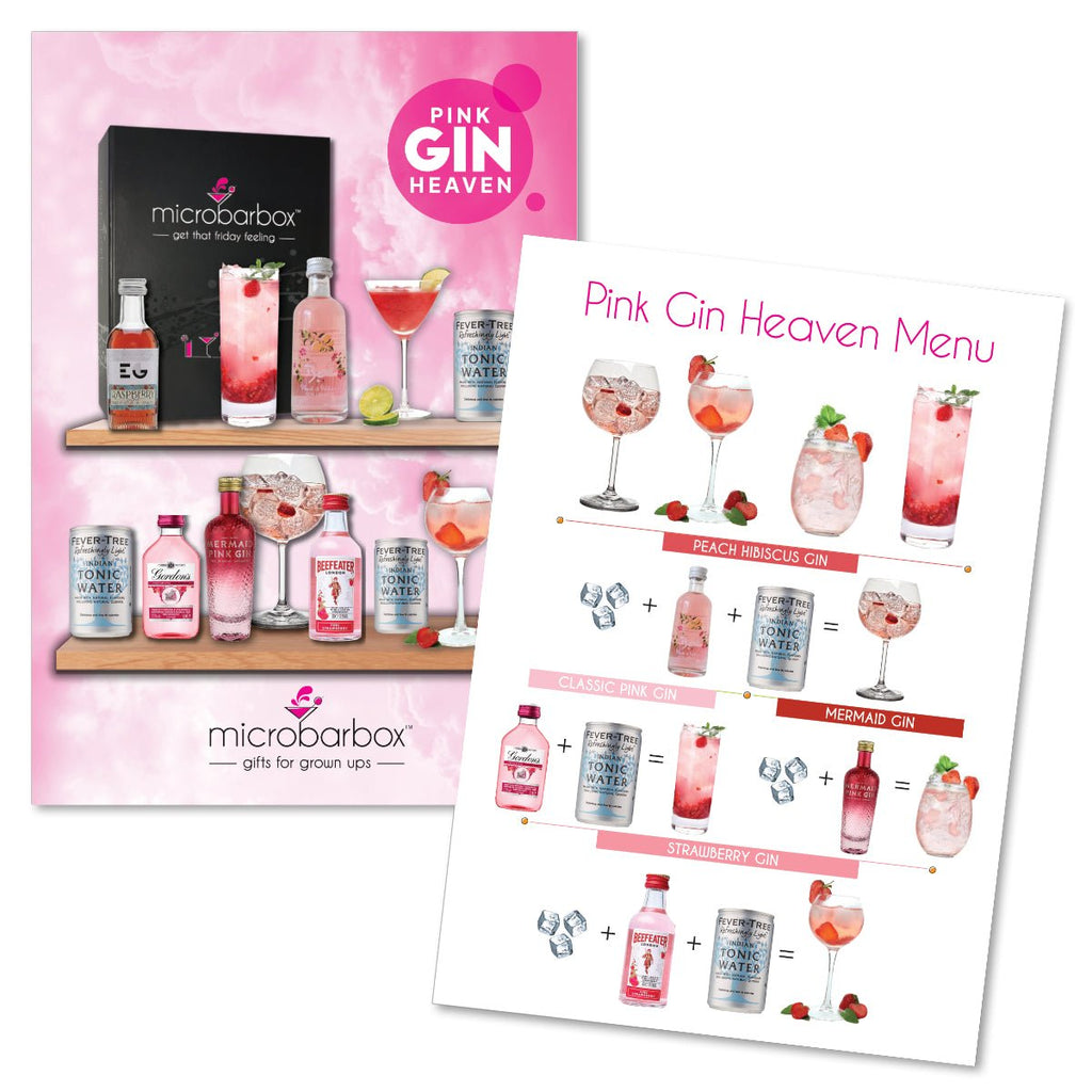 Pink Gin Heaven Gift Set with Tonic Cocktail Gift Set