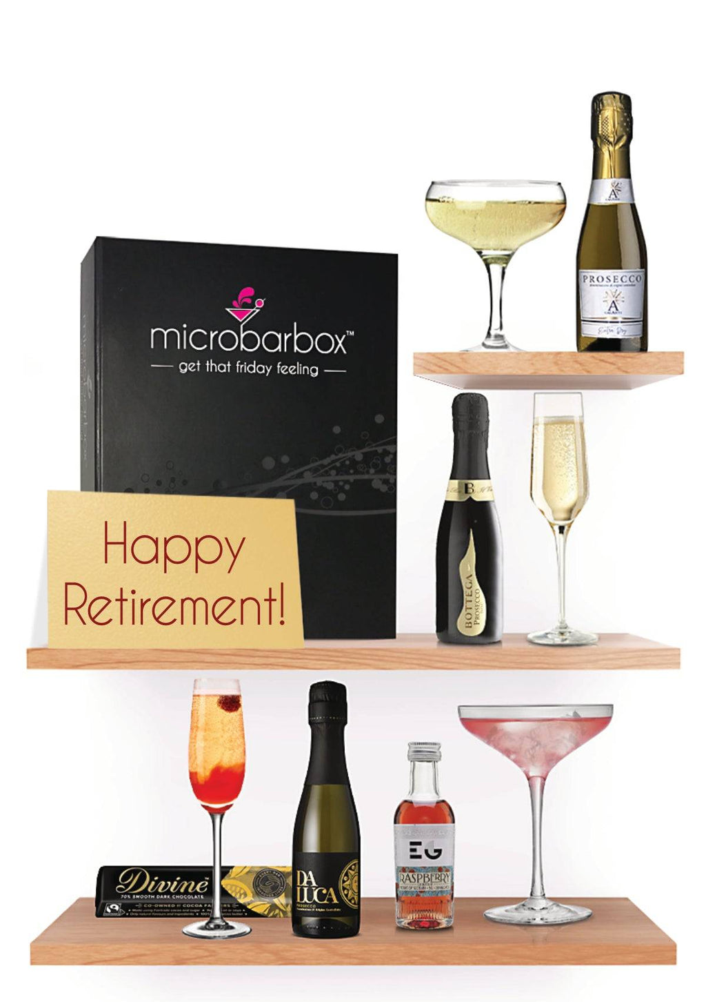 Retirement Prosecco Gift Set Cocktail Gift Set