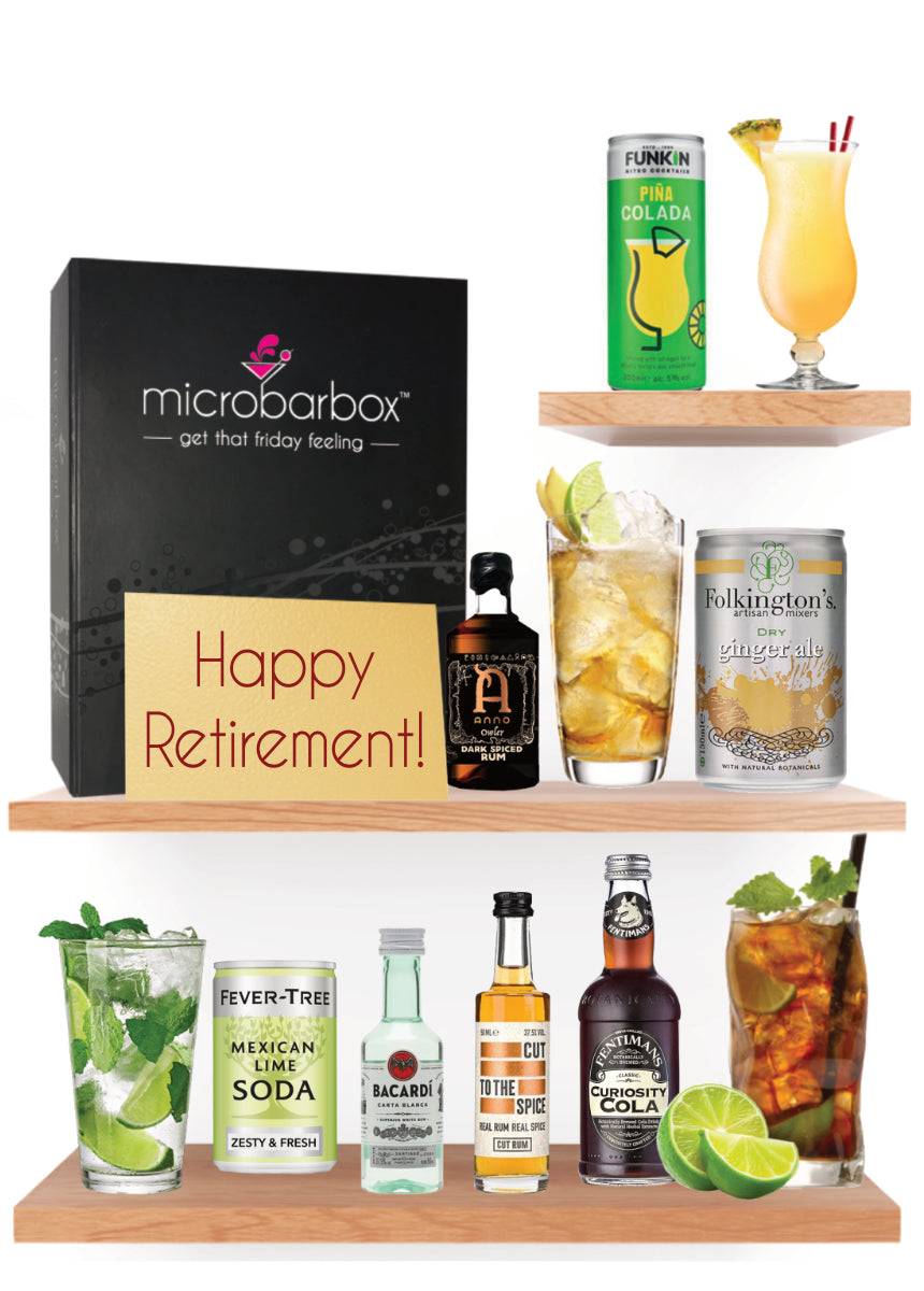 Retirement Rum Cocktail Gift Set Cocktail Gift Set