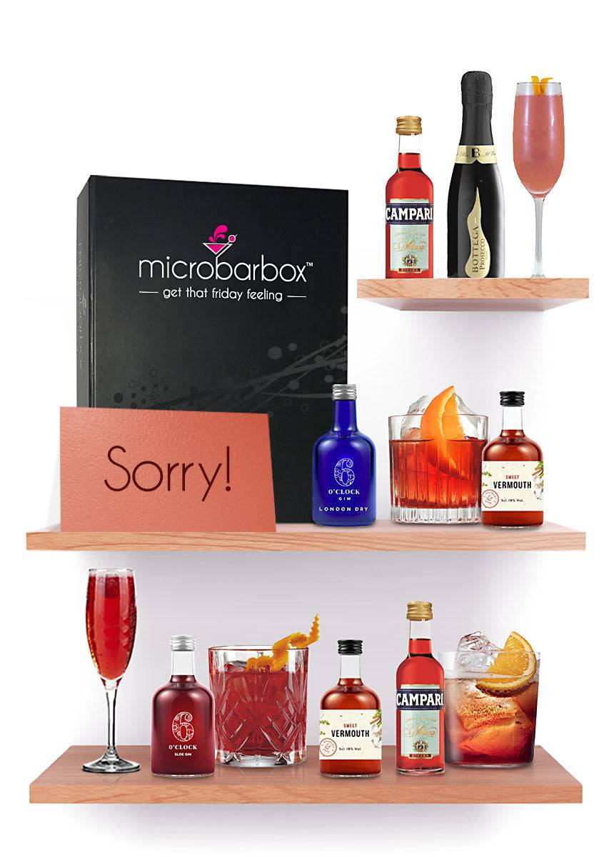 Sorry Negroni Cocktail Gift Set Cocktail Gift Set
