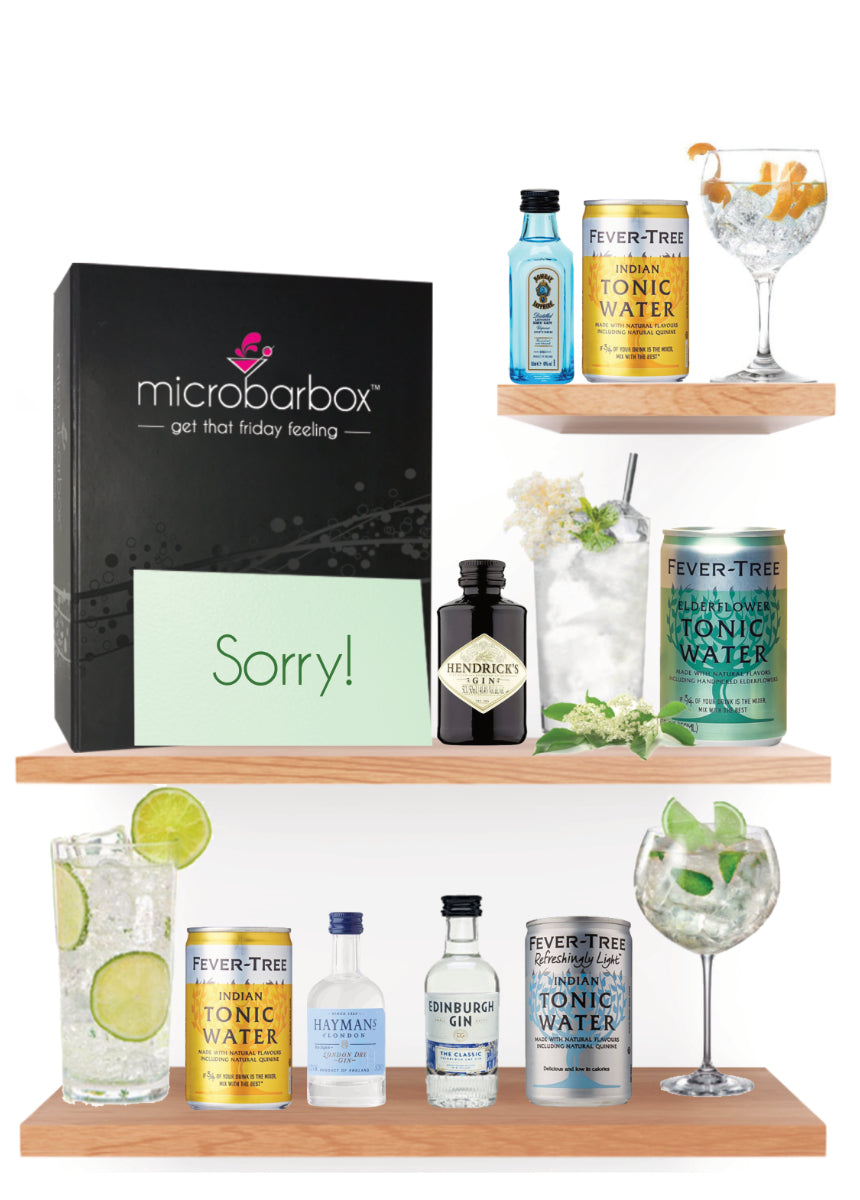Sorry Gin and Tonic Gift Set Cocktail Gift Set