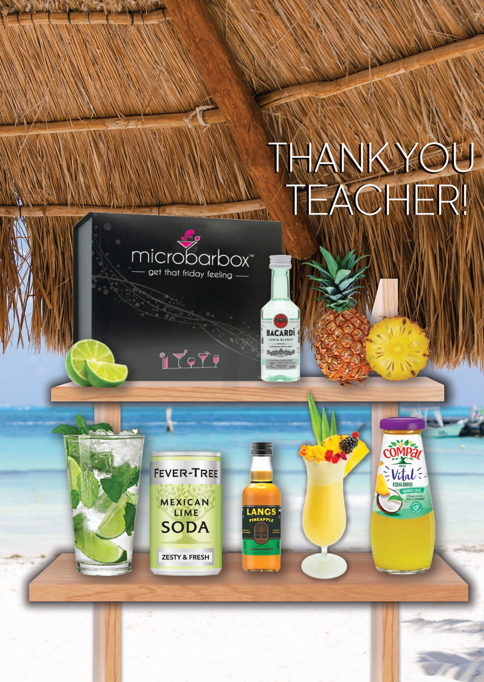 Teachers Classic Summer Cocktails Gift Set Cocktail Gift Set