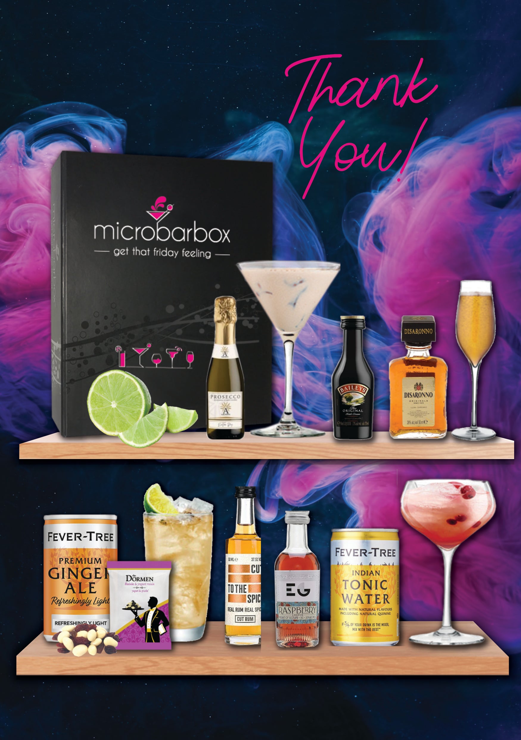 Thank You Cocktail Dream Variety Gift Set Cocktail Gift Set