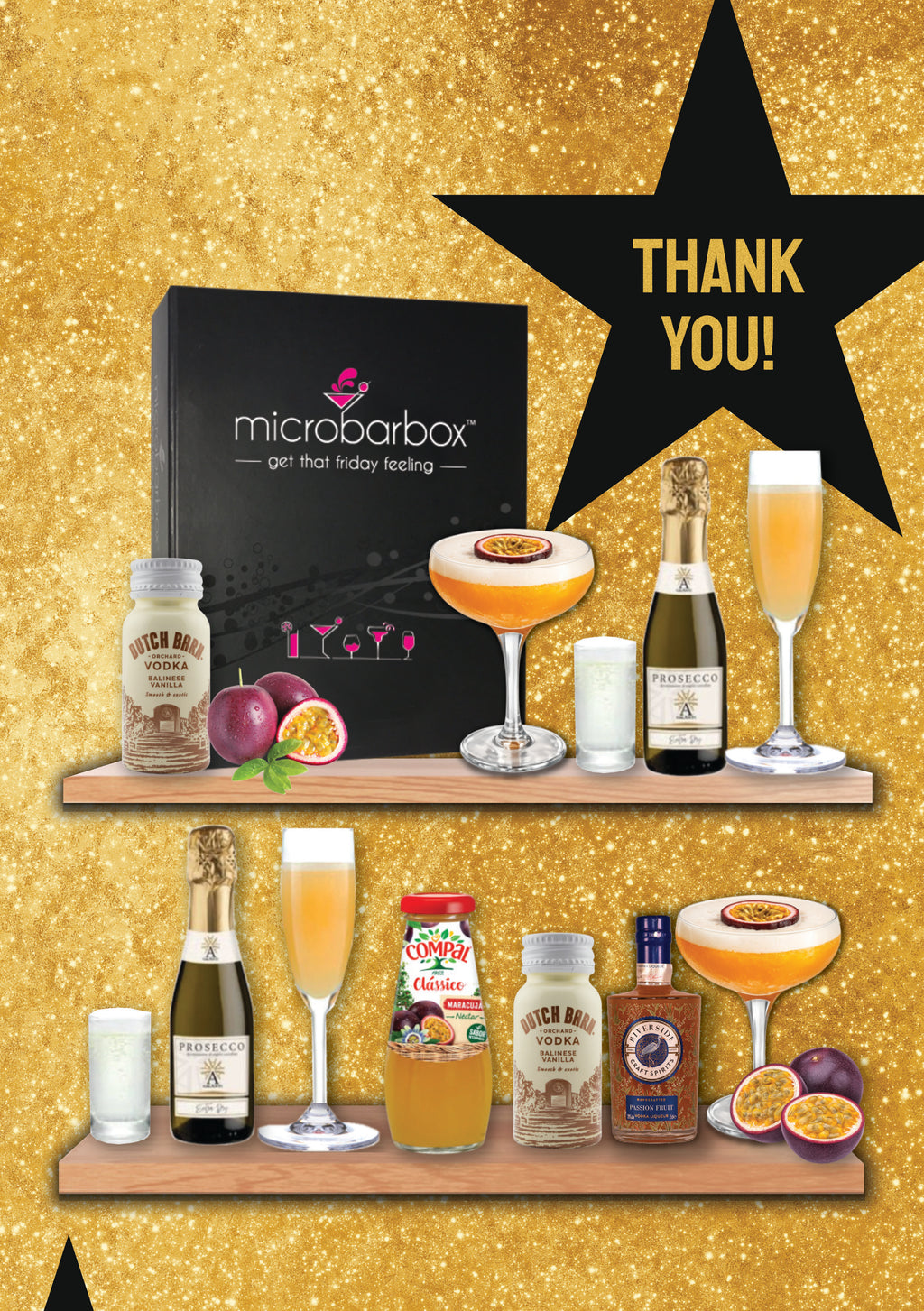 Thank You Pornstar Martini Gift Set Cocktail Gift Set