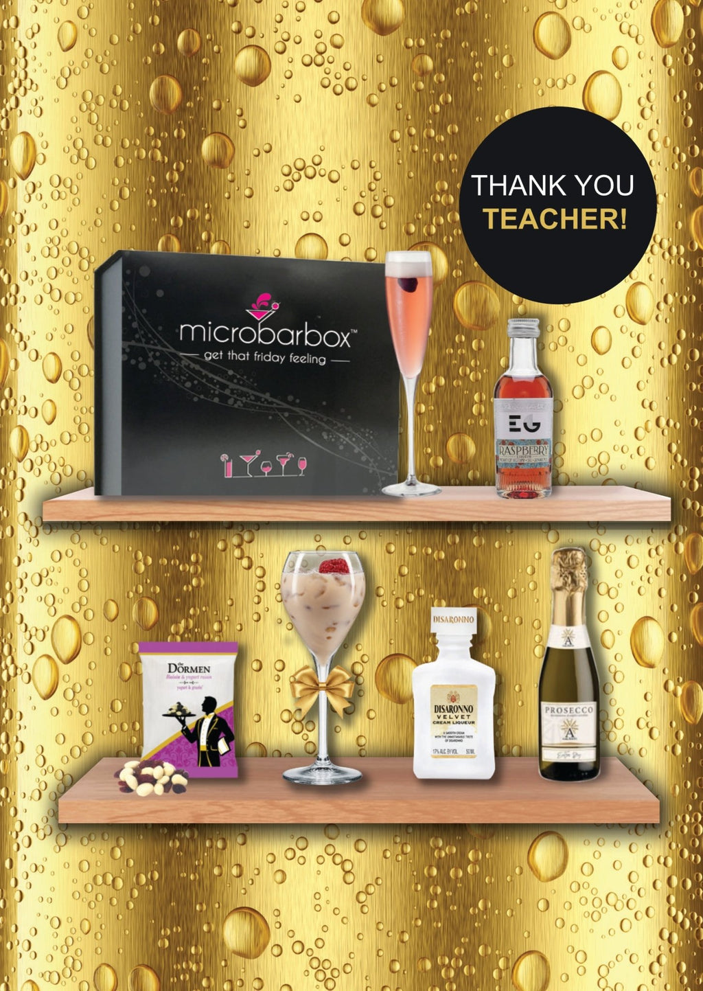 Teachers Classic Prosecco Gift Set Cocktail Gift Set