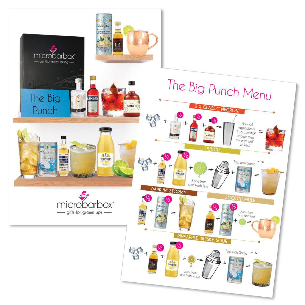 The Big Punch Overproof Cocktail Gift Set Cocktail Gift Set
